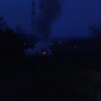 zásah SDH Smolotely při požáru automobilu 31.3.2014