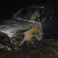 zásah SDH Smolotely při požáru automobilu 31.3.2014