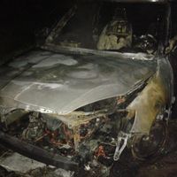 zásah SDH Smolotely při požáru automobilu 31.3.2014
