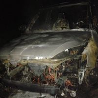 zásah SDH Smolotely při požáru automobilu 31.3.2014