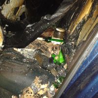 zásah SDH Smolotely při požáru automobilu 31.3.2014