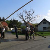stavění májky a pálení čarodejnic 30.4.2014