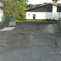 úprava prostransví pod kontejnery červenec 2014