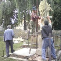 restaurování sochy Sv. Jana Nepomuckého