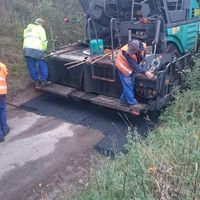 nové asfaltové povrchy na cestách na Bohostice a k ČOV