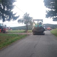 nové asfaltové povrchy na cestách na Bohostice a k ČOV
