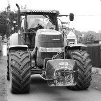 Traktoriáda 10.10.2015 černobílé foto 