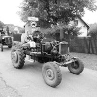 Traktoriáda 10.10.2015 černobílé foto 
