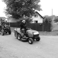 Traktoriáda 10.10.2015 černobílé foto 