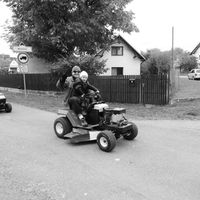 Traktoriáda 10.10.2015 černobílé foto 